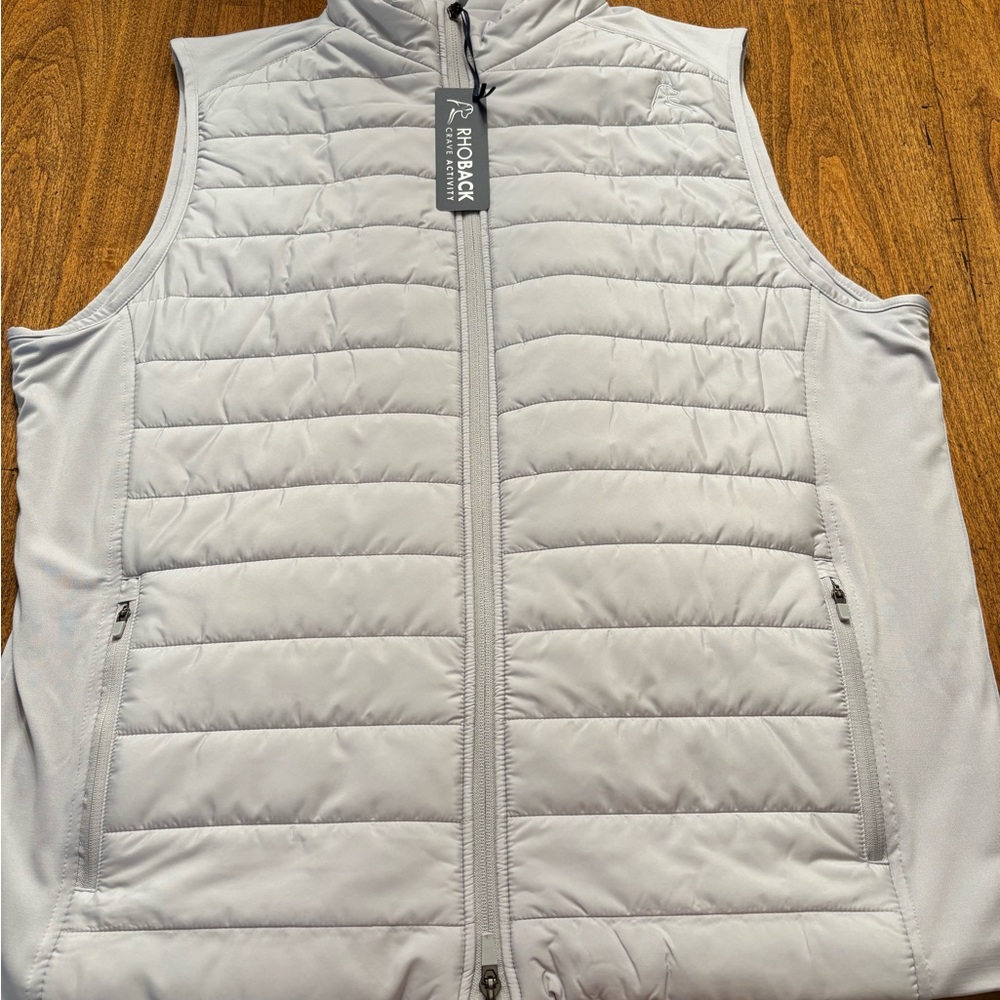 Rhone Gray Puffer Vest